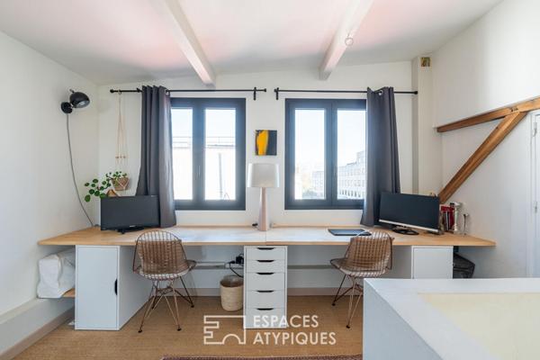 Dernier étage en duplex avec véranda et terrasse