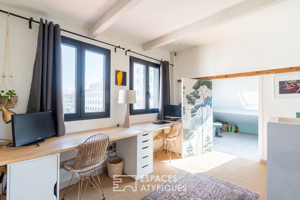 Dernier étage en duplex avec véranda et terrasse