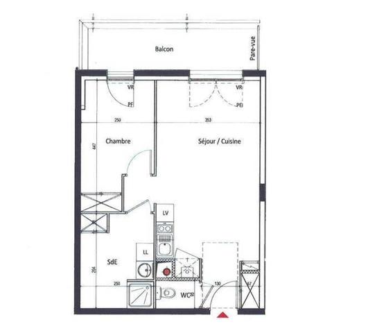 Appartement 2 pièces - 44220 Couëron