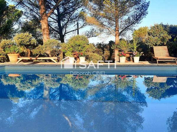 Propriété  composée de deux villas  sur agréable parcelle avec piscine