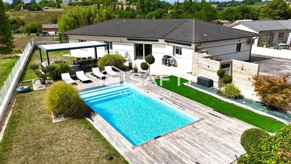 Villa contemporaine 6 pièces avec piscine