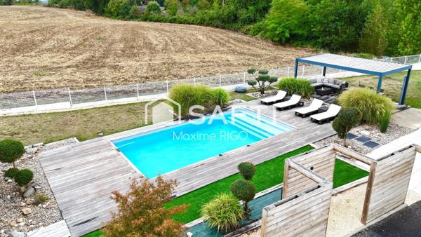 Villa contemporaine 6 pièces avec piscine
