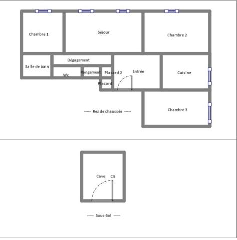 Grand appartement de 4 pièces à AULNAY SOUS BOIS (secteur Nord)