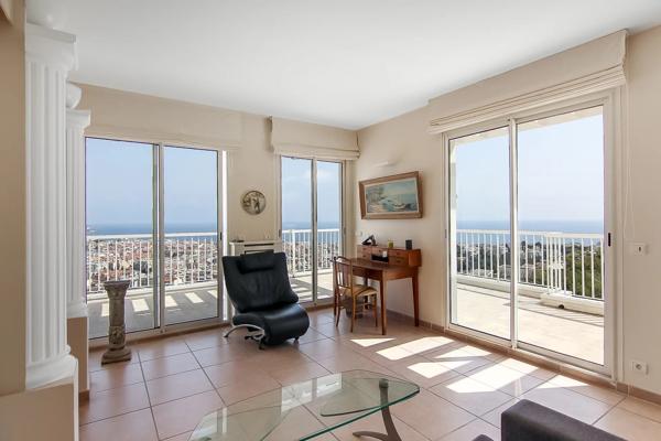 Nice, Villa sur le toit Vue Mer Panoramique