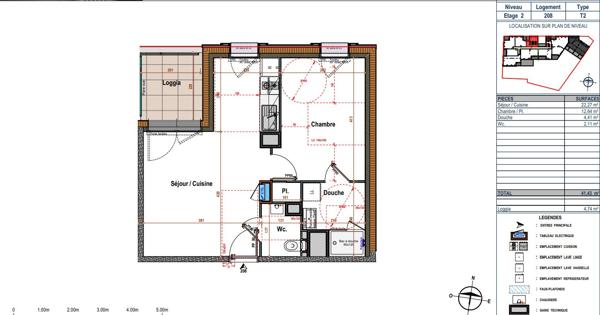 Appartement T2 avec beau balcon Angers - Proche livraison- les justices