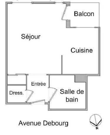STUDIO A LOUER - LYON 7EME ARRONDISSEMENT Tony Garnier 32.5 m 2 580 € charges comprises par mois