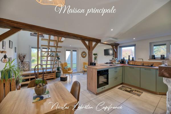 Messei – Ensemble immobilier 2 maisons avec potentiel locatif – 862 m² de terrain