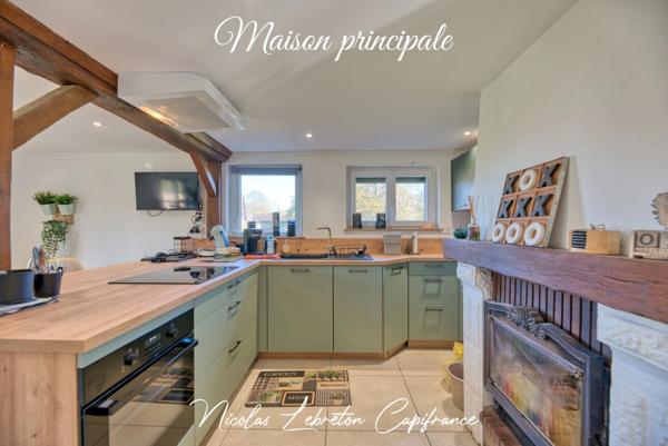 Messei – Ensemble immobilier 2 maisons avec potentiel locatif – 862 m² de terrain