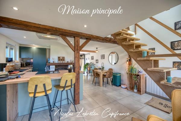 Messei – Ensemble immobilier 2 maisons avec potentiel locatif – 862 m² de terrain