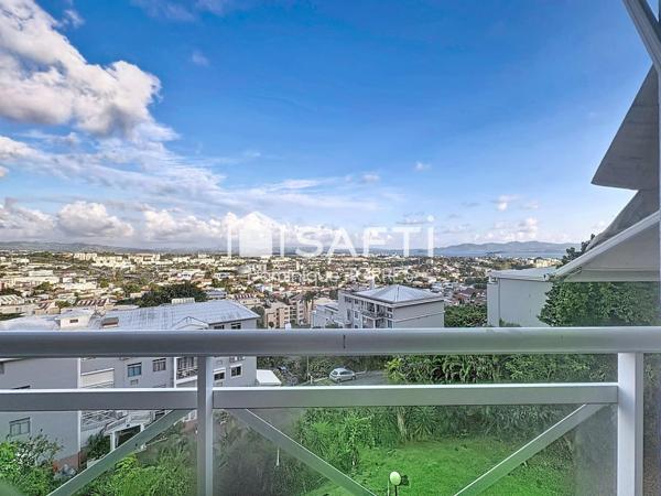 FORT-DE-FRANCE: BEAU T2 LUMINEUX VUE MER