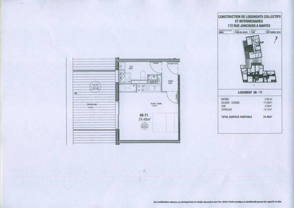 Appartement 1 pièce - 44100 Nantes -  Zola