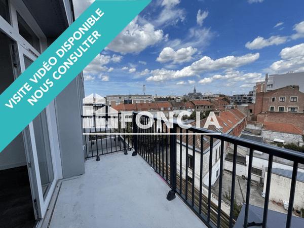Location Appartement 4 pièces 77.41 m² - 20 BOULEVARD DU GENERAL DE GAULLE Roubaix 59100