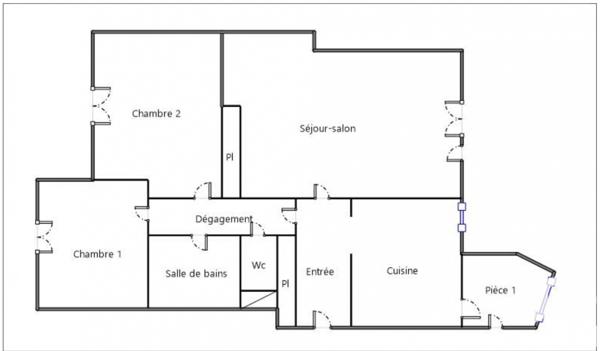 Appartement à vendre 3 pièces 88 m² Bordeaux