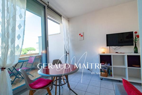 Appart 1 chambre avec terrasse entre étang et thermes