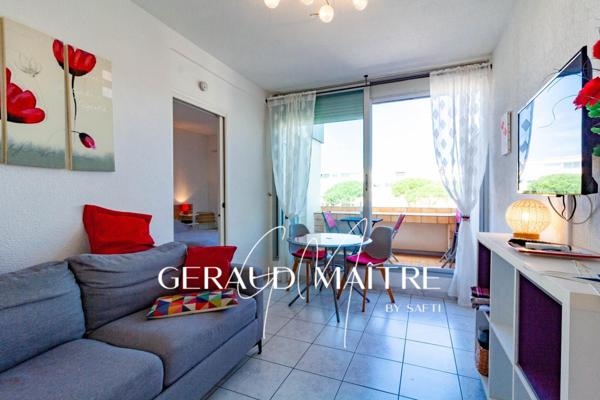 Appart 1 chambre avec terrasse entre étang et thermes