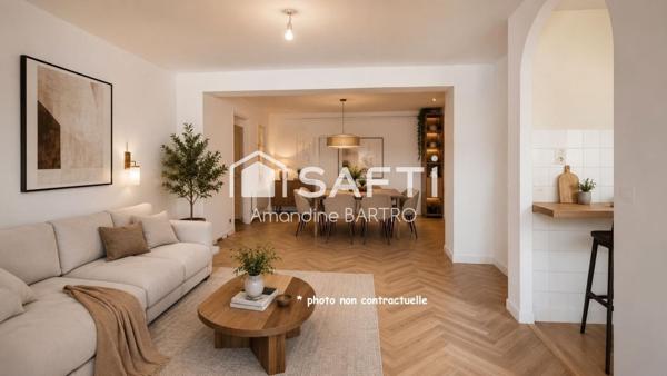 LA CIOTAT Centre-ville – Proximité Vieux-Port – Grand T2 de 55 m² transformable en T3 – Balcon, Cave – Fort potentiel