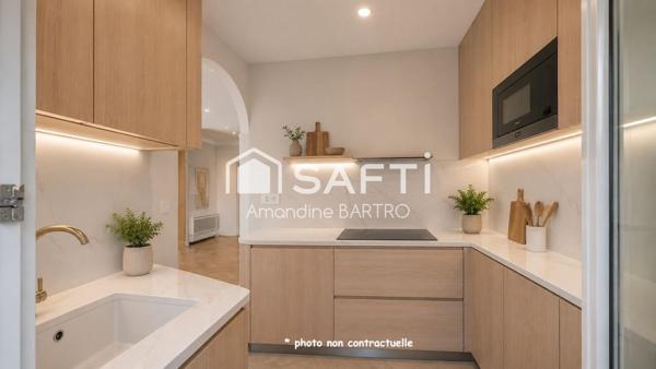 LA CIOTAT Centre-ville – Proximité Vieux-Port – Grand T2 de 55 m² transformable en T3 – Balcon, Cave – Fort potentiel