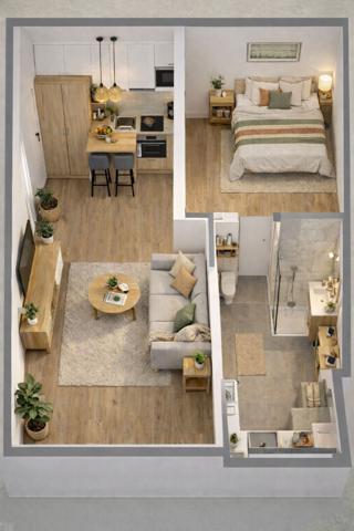 Appartement T2 35.4m² neuf