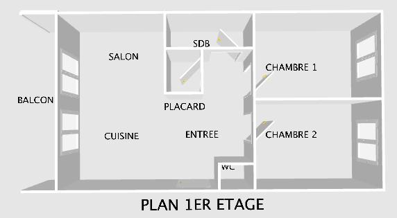 Immeuble 6 pièces - 96 m²