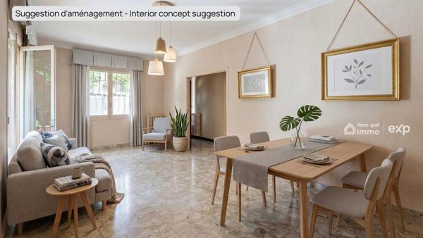 Mas catalan 145 m² - Parcelle 1 270 m² - Fort potentiel - Elne résidentiel