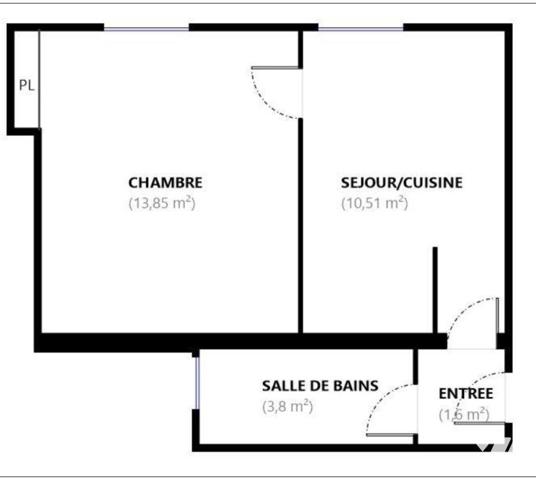 Appartement deux pièces, secteur Château Rouge