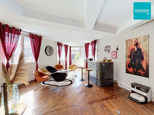 Appartement en duplex - Montbrison 5 pièce(s) - 188 m² - 3 chambres - garage - cave - cour privative