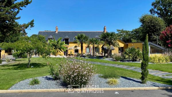 Ancien corps de ferme rénové avec piscine aux portes de Rennes