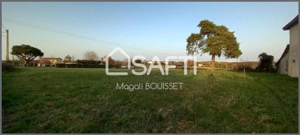 Terrain constructible de 1475m² et 1790m² agricole.
