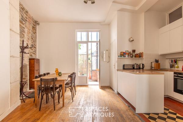 Appartement avec extérieur en coeur de ville