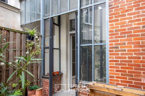 Appartement avec extérieur en coeur de ville