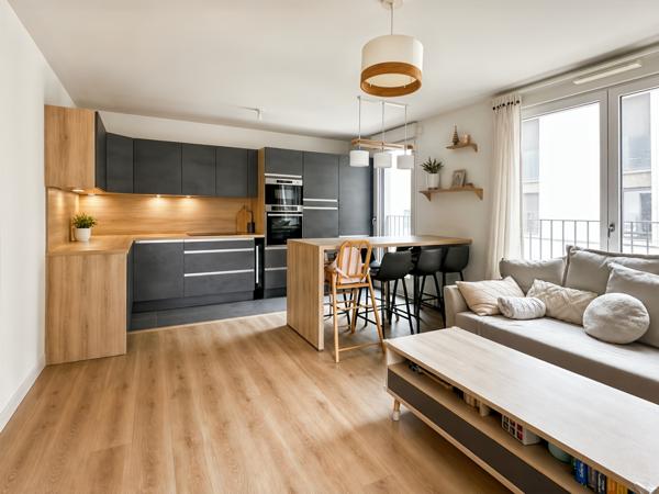 Appartement 3 pièces avec Terrasse, résidence 2021, DPE C, RER B/C, Aucun travaux