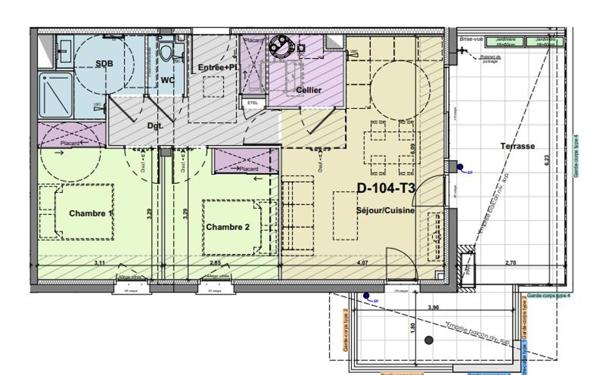 Appartement à vendre    3 pièces •  Narbonne