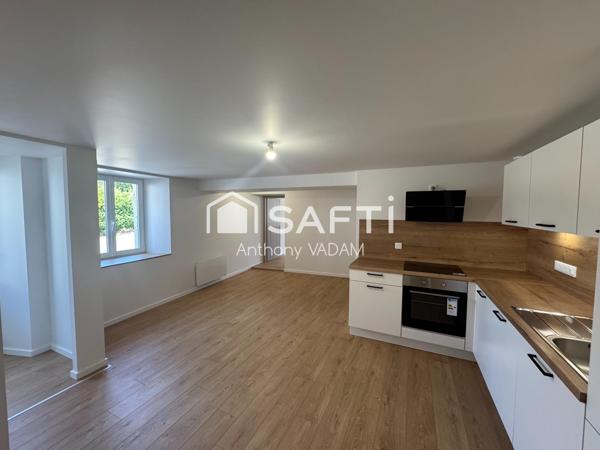 Appartement rénové de plain-pied à Frasne