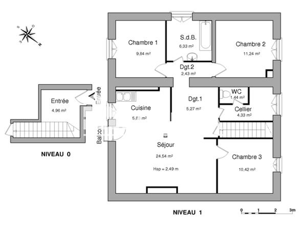 Location Appartement 4 pièces 81.43 m² - La Francheville 08000