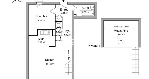 Location Appartement 3 pièces 60.01 m² - Nancy 54000