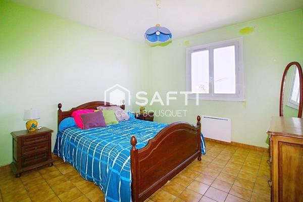 Maison R+1 de 90 m2 + garage sur terrain de 360 m2