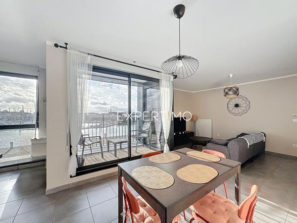 Dunkerque (59140) Le réseau Expertimo, vous propose cet APPARTEMENT D’EXCEPTION de 70m² – Vue imprenable sur le Port (Dunkerque)