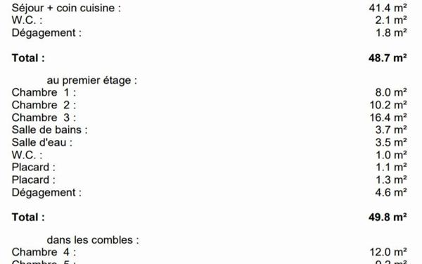 Maison à vendre    5 pièces • 119,70 m2 Gometz-la-Ville