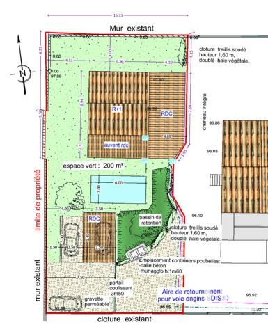Terrain à vendre 453 m² Caveirac