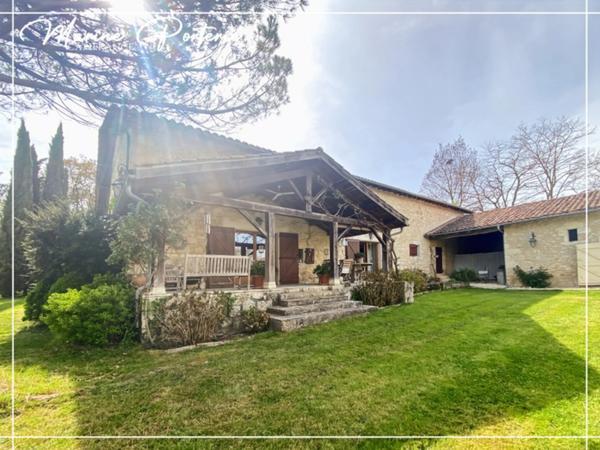 Dpt Gers (32), à vendre proche de AUCH belle maison en pierre 235m² habitable