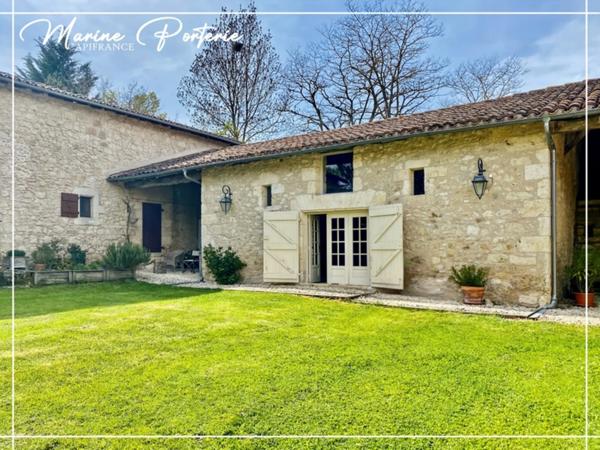 Dpt Gers (32), à vendre proche de AUCH belle maison en pierre 235m² habitable