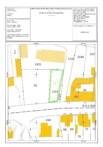 Sur l'avenue principale, PARCELLE DE TERRAIN à BATIR environ 400m2