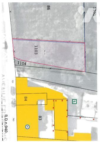 Sur l'avenue principale, PARCELLE DE TERRAIN à BATIR environ 400m2