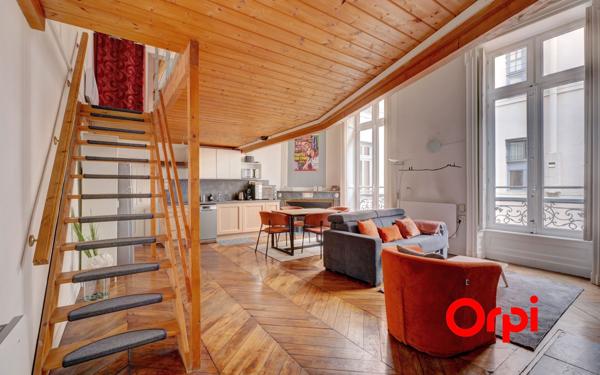 Appartement à vendre    2 pièces • 58,15 m2 Lyon 2