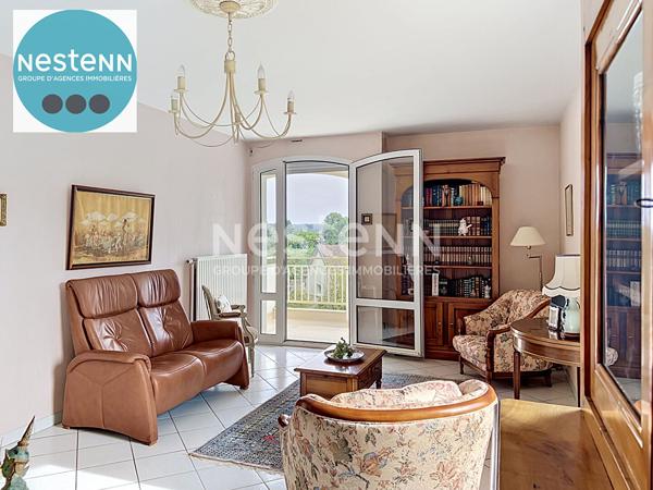 Rare à la vente ? Appartement 5 pièces lumineux avec vue imprenable sur la Loire terrasse.
