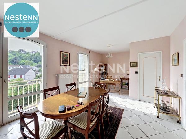 Rare à la vente ? Appartement 5 pièces lumineux avec vue imprenable sur la Loire terrasse.