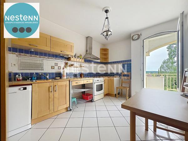 Rare à la vente ? Appartement 5 pièces lumineux avec vue imprenable sur la Loire terrasse.