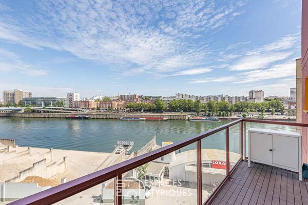 Appartement familial contemporain avec vue Seine