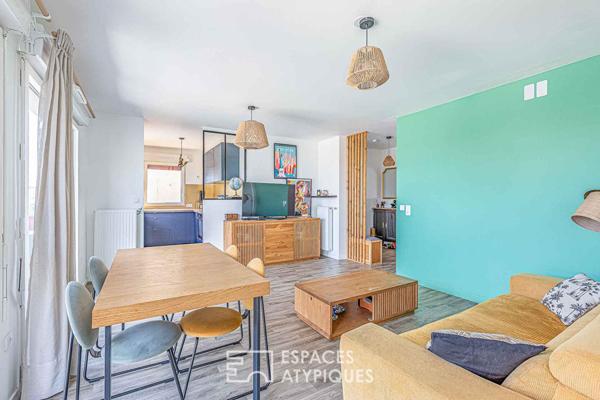 Appartement familial contemporain avec vue Seine