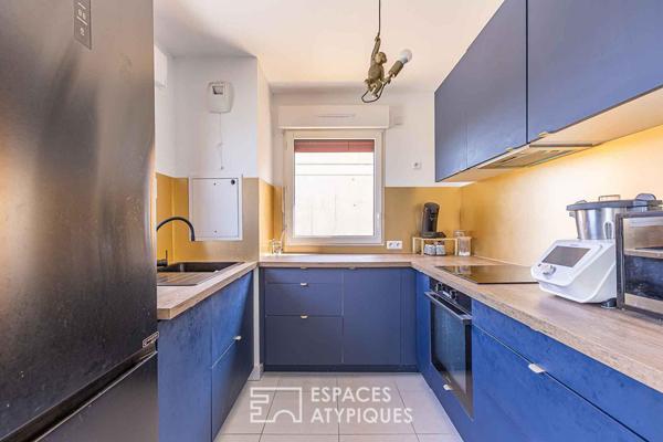 Appartement familial contemporain avec vue Seine